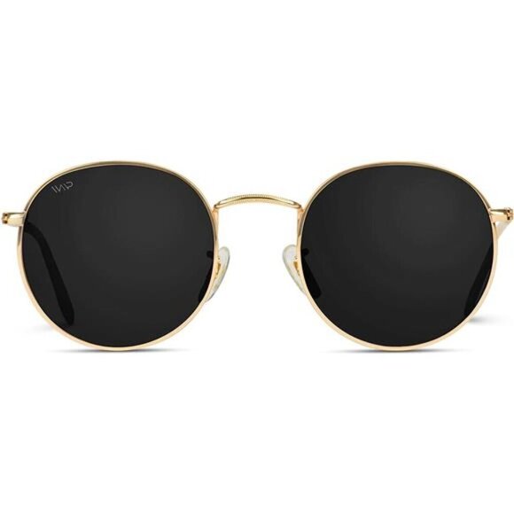 Reflective Lens Round Trendy Sunglasses